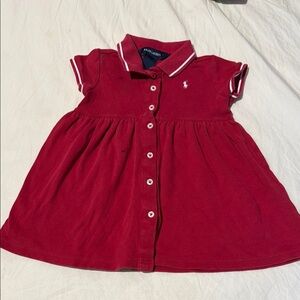 Ralph Lauren Kids red Polo Dress